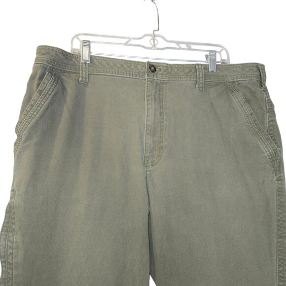 Legendary Outfitters Mens 40X32 Jeans Olive Green Denim Stretch Utility Gorpcore - Picture 3 of 16